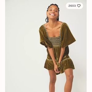New $168 Easy To Love Velvet Mini by Free People